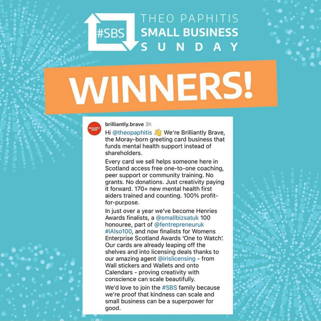 Why, thank you, Theo Paphitis: a Sunday win for a small business with big heart