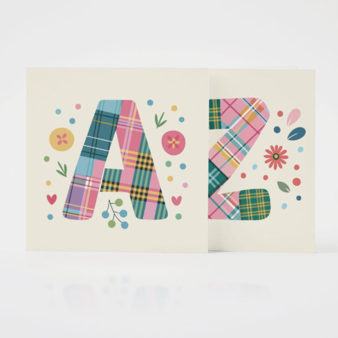 Tartan Pop! Letters