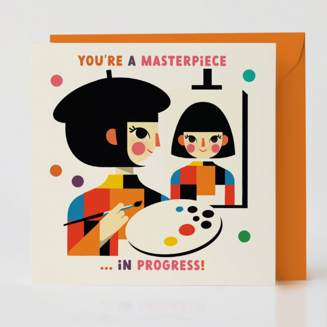 Masterpiece - Mental health card with matching envelope for a thoughtful gesture of support.