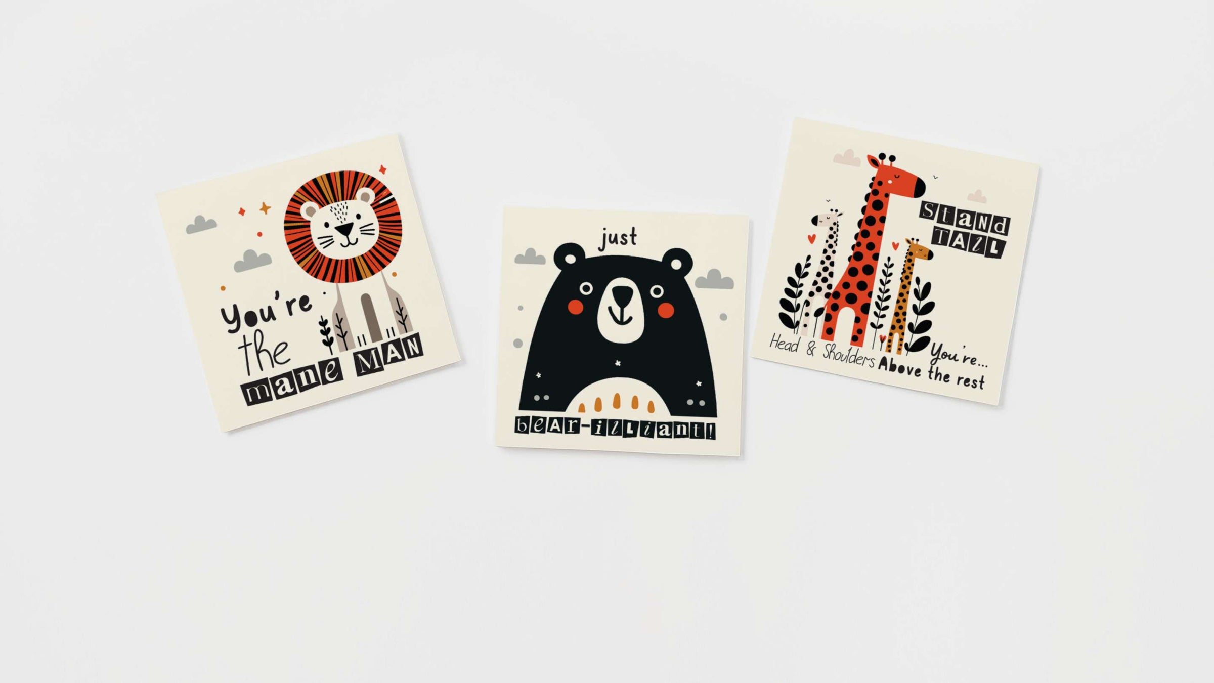 Beastie Besties: Supportive Animal Cards