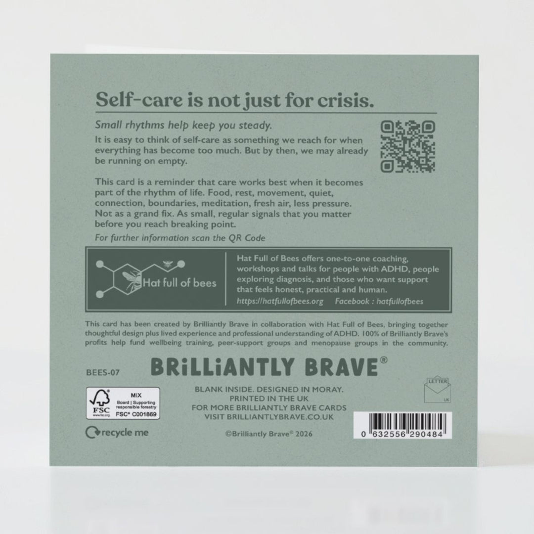 Self-Care Is Rhythm Not Rescue