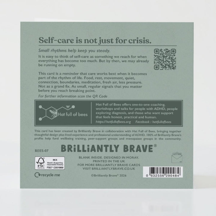 Self-Care Is Rhythm Not Rescue