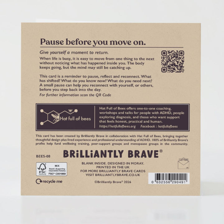 Pause, Reflect and Reconnect