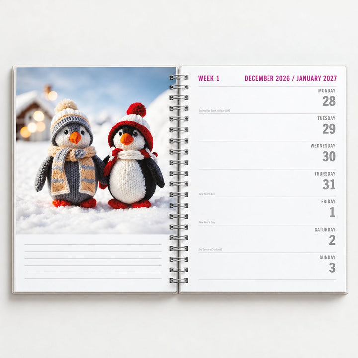 Woolly Wisdom A5 Padded Diary 2027