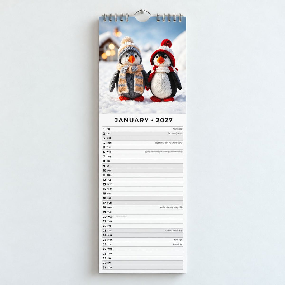 Woolly Wisdom Slim Calendar 2027