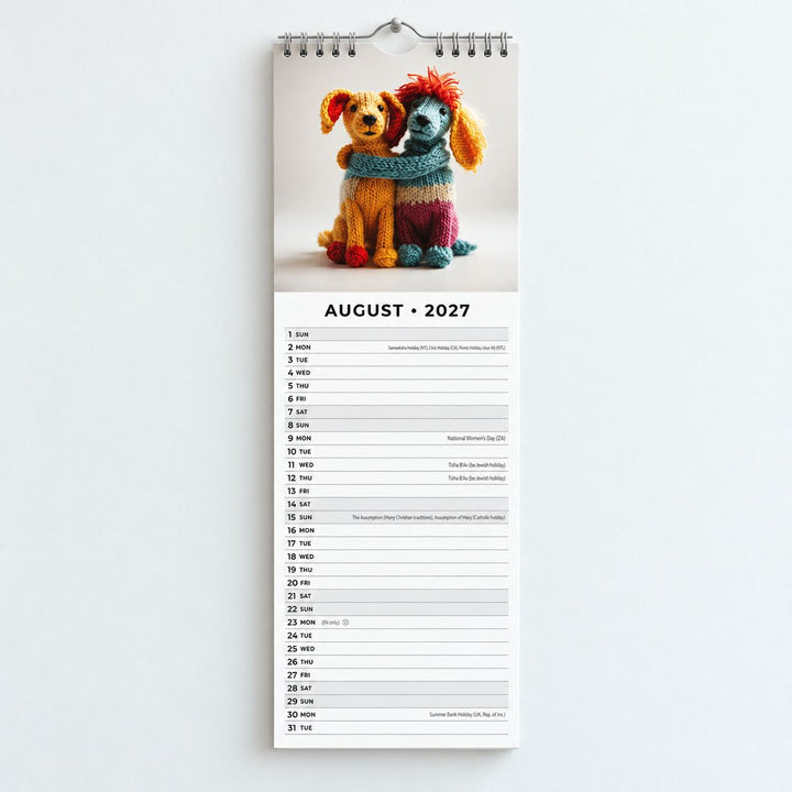 Woolly Wisdom Slim Calendar 2027