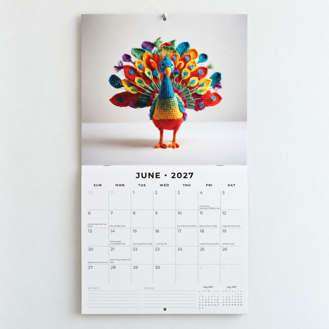 Woolly Wisdom Square Calendar 2027