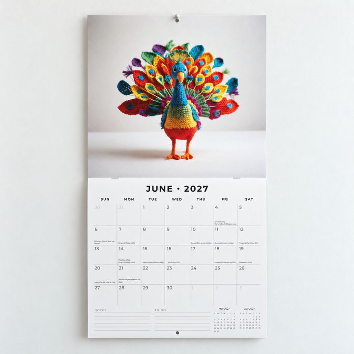 Woolly Wisdom Square Calendar 2027