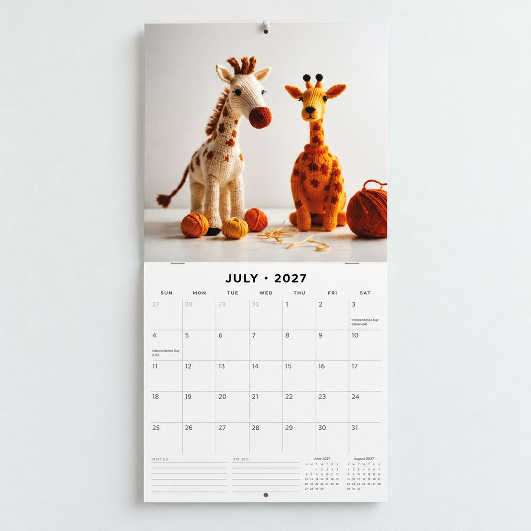 Woolly Wisdom Square Calendar 2027