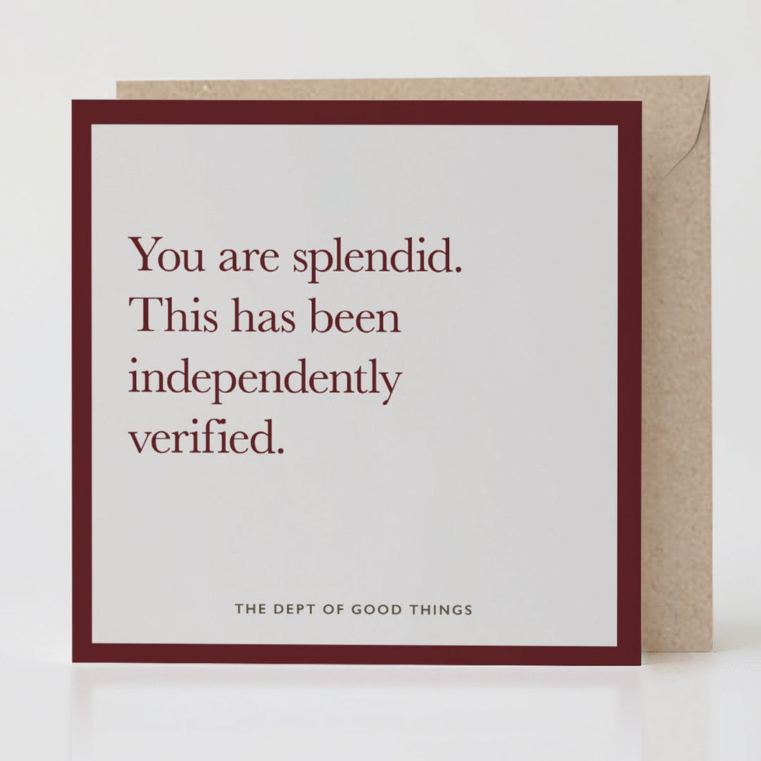Independently Verified