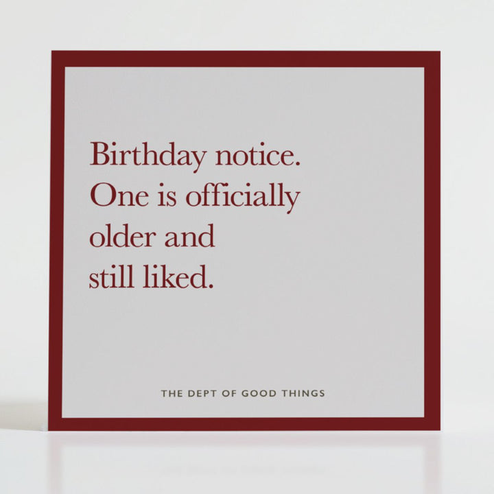 Officially Older