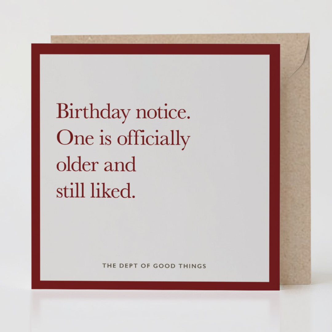Officially Older