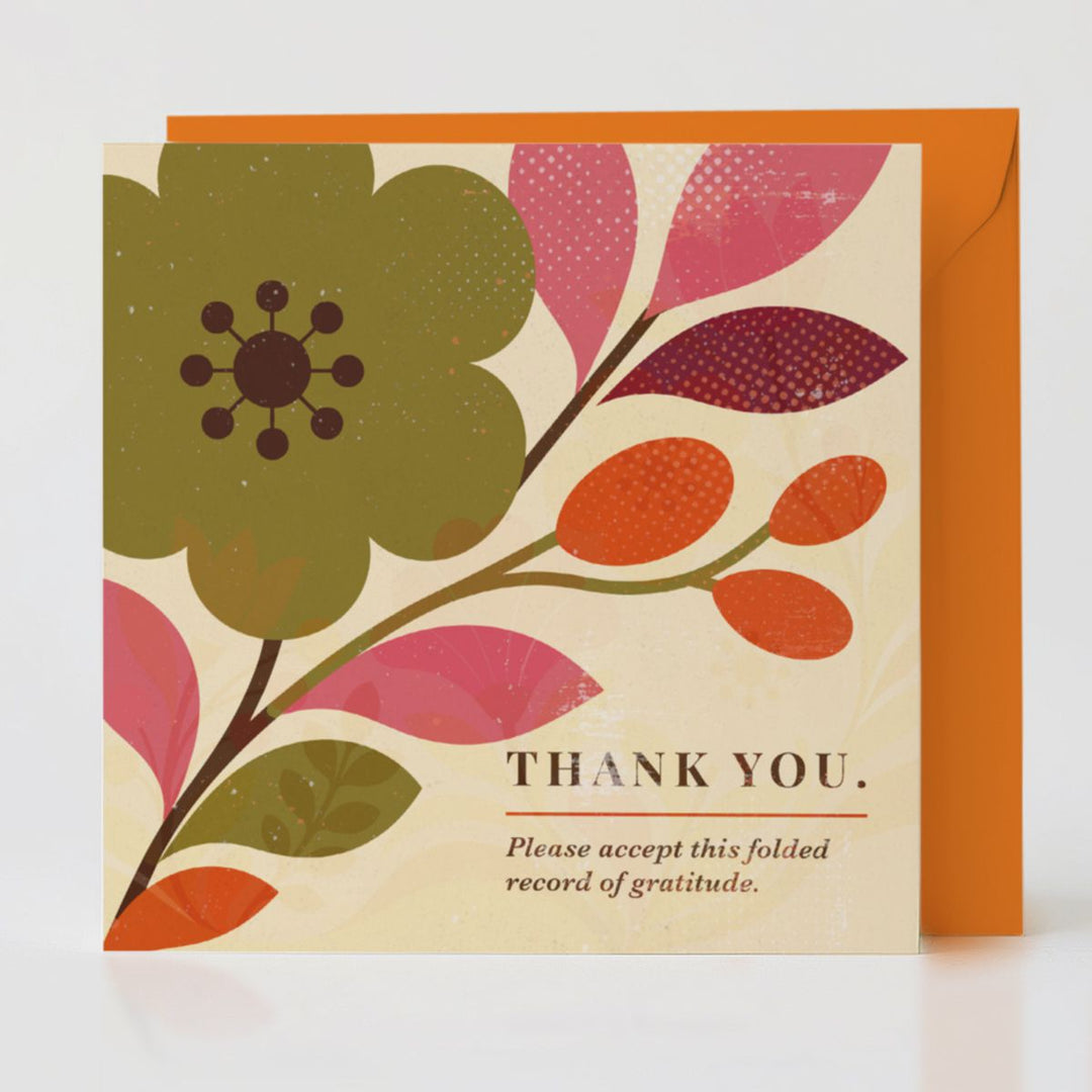 Folded Record Of Gratitude