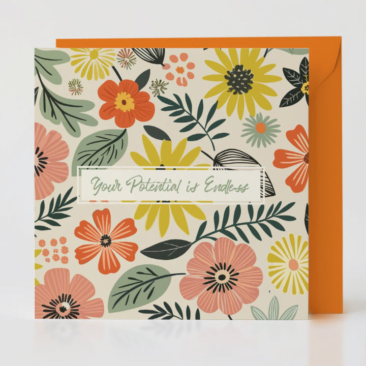 Your Potential is Endless - Uplifting card with matching envelope to inspire thoughtful connections.