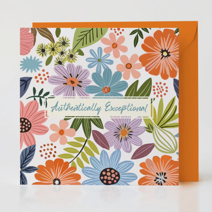 Authentically Exceptional - Uplifting card with matching envelope to inspire thoughtful connections.