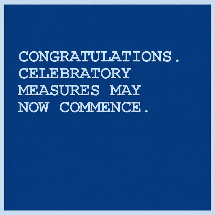 Congratulations.