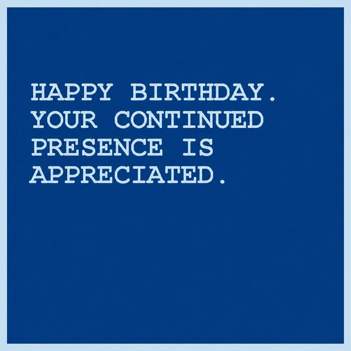 Happy Birthday.