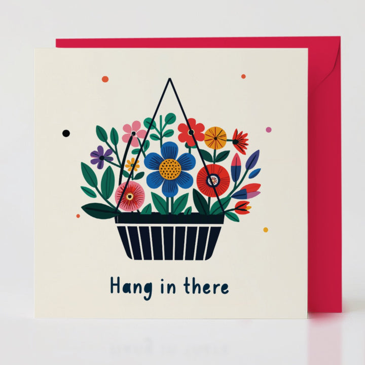 Hang in There - Hope-themed card with matching envelope to offer gentle encouragement.