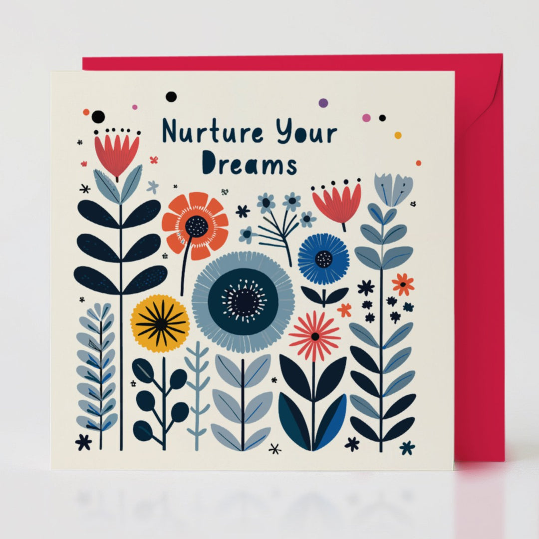 Nurture Your Dreams - Dream-themed card with matching envelope for meaningful encouragement.
