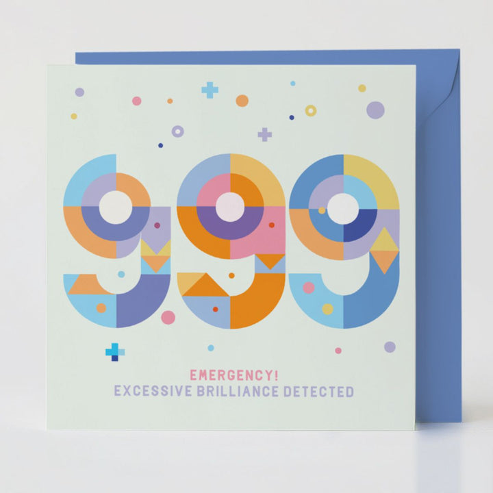 999 Brilliance - Brilliance-themed card with a matching envelope to highlight someone special.