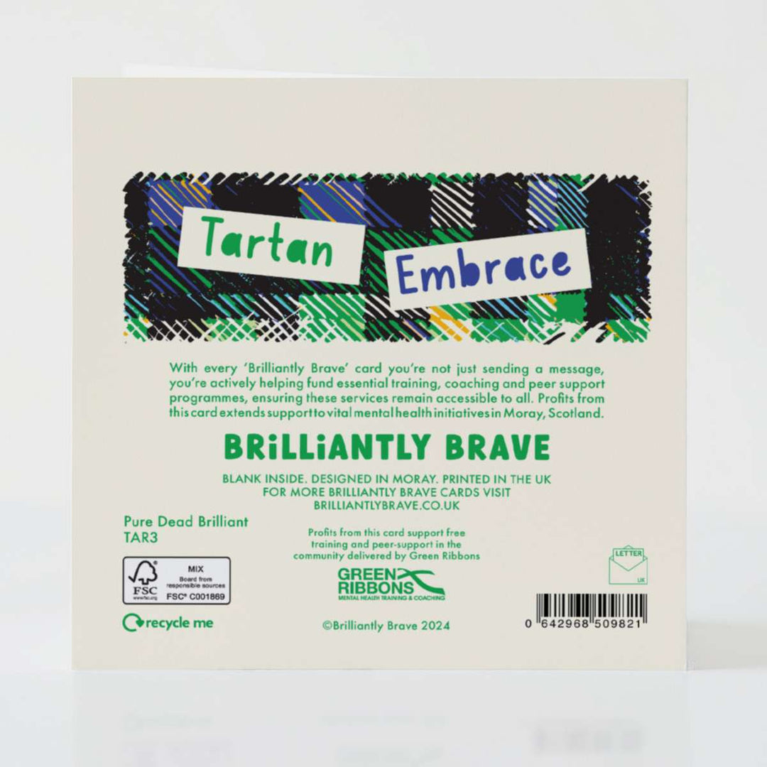 Pure Dead Brilliant - Back of the card with impactful details and a vibrant design.