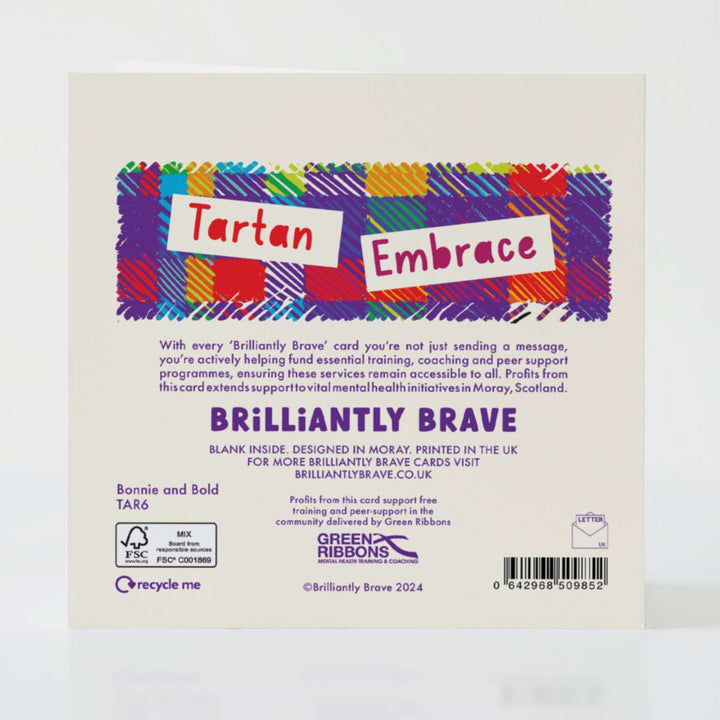Bonnie and Bold - Back of the card with eye-catching design and inspiring details.