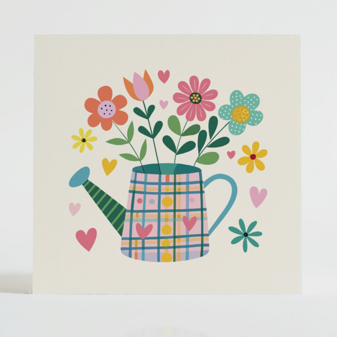 Tartan Pop Teapot 2 - Appreciation card featuring a unique tartan design and message reflecting charm.