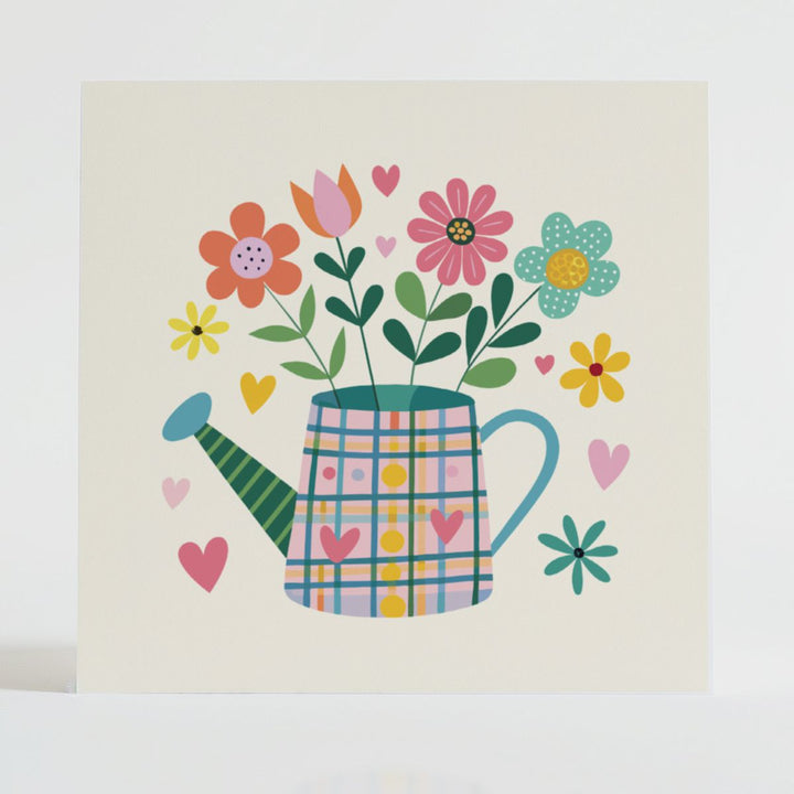 Tartan Pop Teapot 2 - Appreciation card featuring a unique tartan design and message reflecting charm.