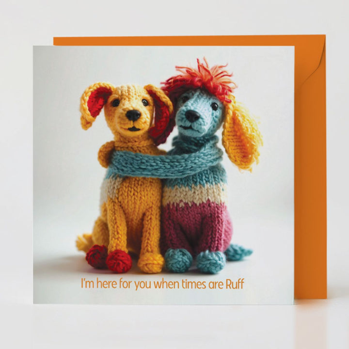 When Times Are Ruff - Friendship-focused card with matching envelope to show you’re there for them.